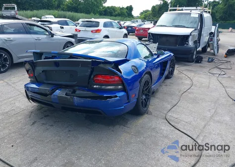 2006 Dodge Viper Srt10 из США, поврежденный, VIN 1B3JZ69Z86V100567